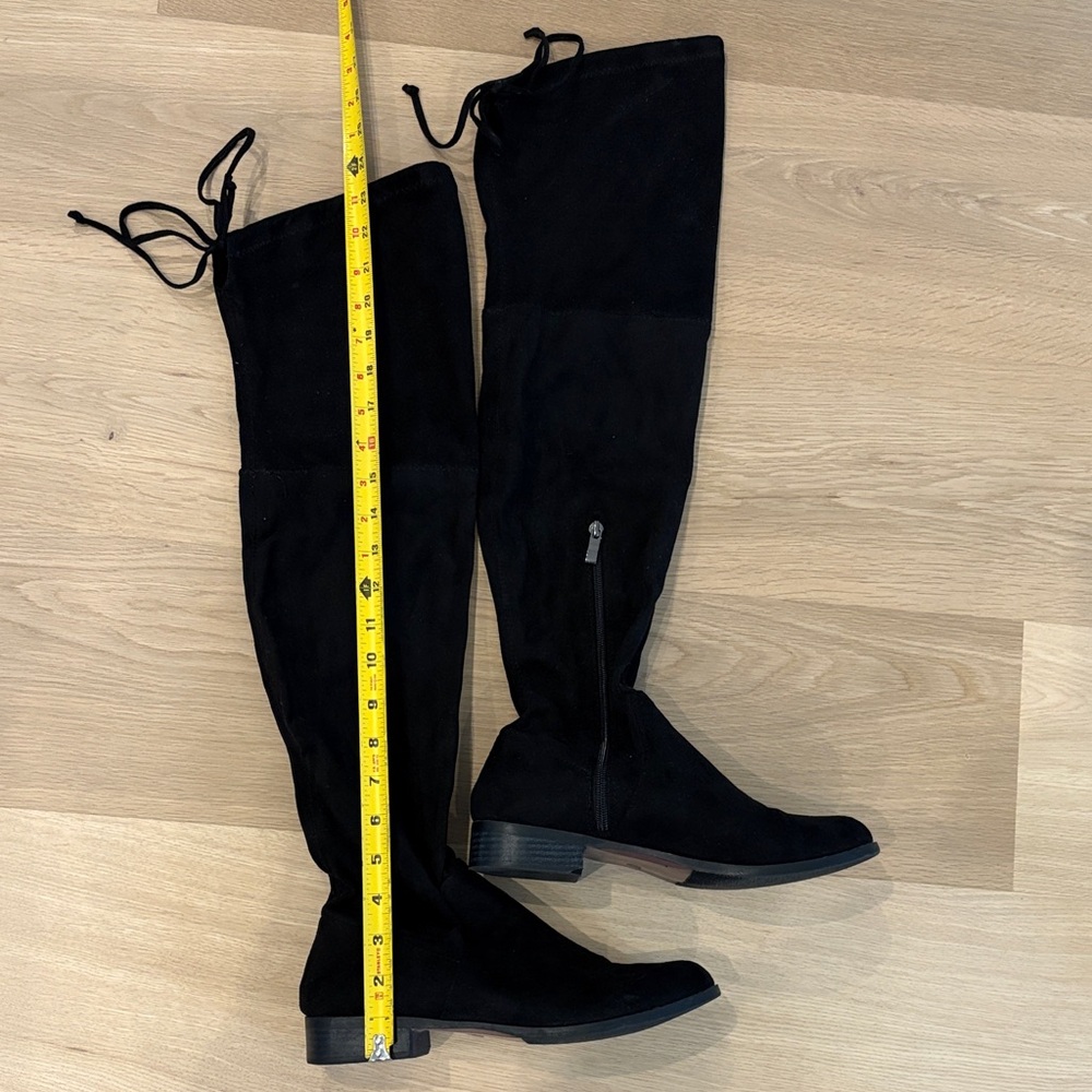 Catherine Malandrino Black Over the Knee Boots